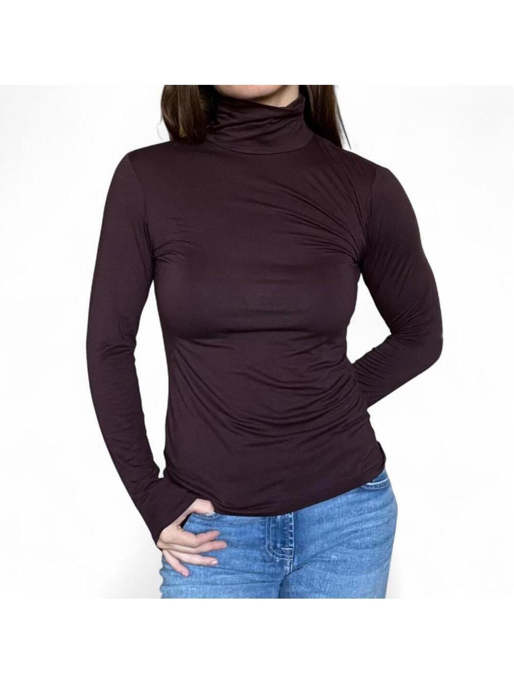 Uniqlo Brown Heattech Longsleeve